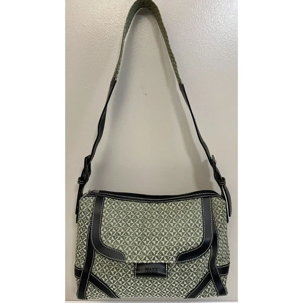Maxx NY Signature canvas crossbody bag